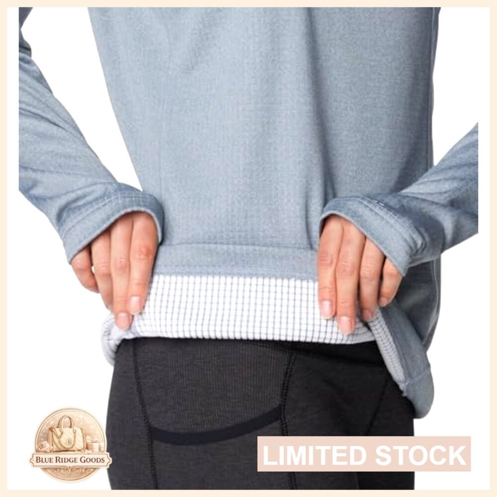 Grid Fleece Half Zip Pullover Performance Active … - image 6